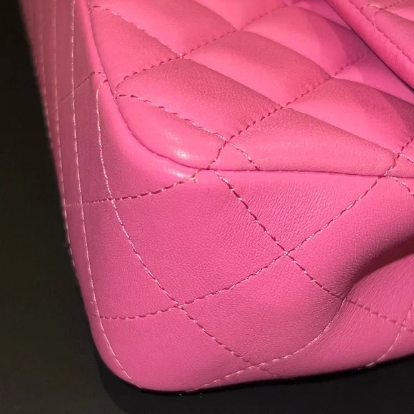 Chanel Pink Quilted Chain Bag - Picture 10 of 14